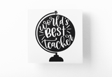 Worlds Best Teacher Sticker by WinsterCreations™ Official Store