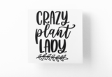 Crazy Plant Lady Plant Mom Sticker by WinsterCreations™ Official Store