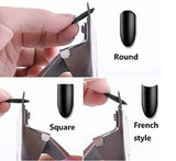 Manicure Tips Cutter Acrylic Nail Scissors False Nail Clipper U Edge Nail Art US by Plugsus Home Furniture