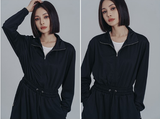 Mooni Drawstring Sweatshirt Dress by Marigold Shadows