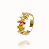 Schwap Rainbow Ring Gold by Marigold Shadows