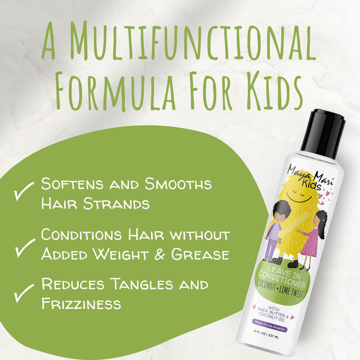 Maya Mari Kids Curly Hair Set for Coilies, Curlies, and Flyaways: 2in1 Shampoo, Leave-In Conditioner, and Hair Gel - Perfect for Your Little One's Curly and Wavy Hair! by  Los Angeles Brands