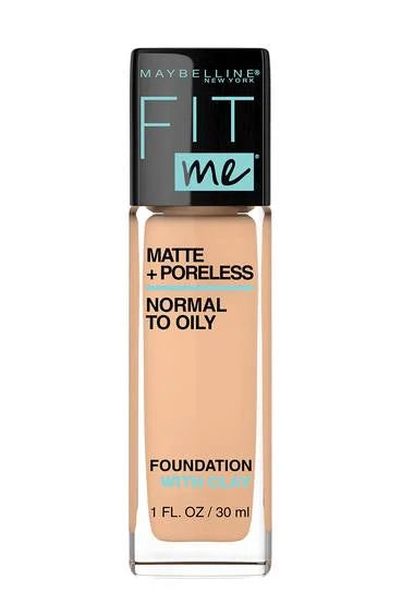 MAYBELLINE Fit Me! Matte + Poreless Foundation - Nude Beige 125