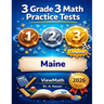 3 Maine MTYA Grade 3 Math Practice Tests: Full-Length Test Prep with Detailed Answer Explanations