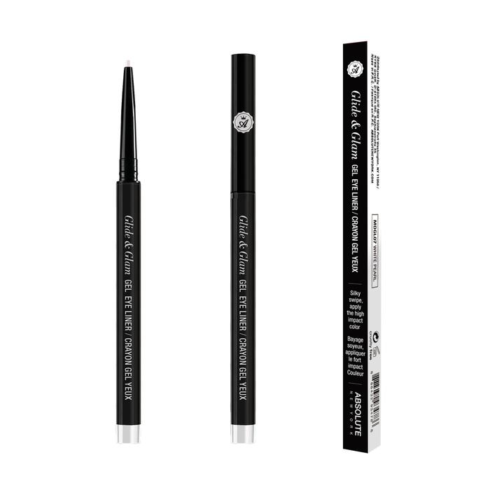 ABSOLUTE Glide & Glam Gel Eyeliner - White Pearl