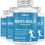 Men's Multi, Men Xtra, Energy, Immunity & Health Boost, 60 Vegan Capsules by NuBest Nutrition®