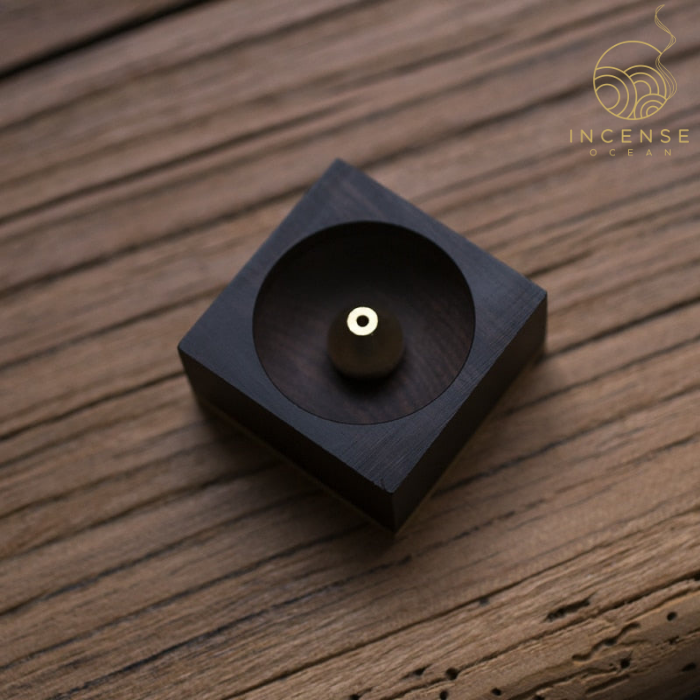 Minimalist Black Incense Stick Holder by incenseocean