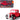 1937 Ford Pickup Truck Red and Black 1/24 Diecast Model Car by Motormax