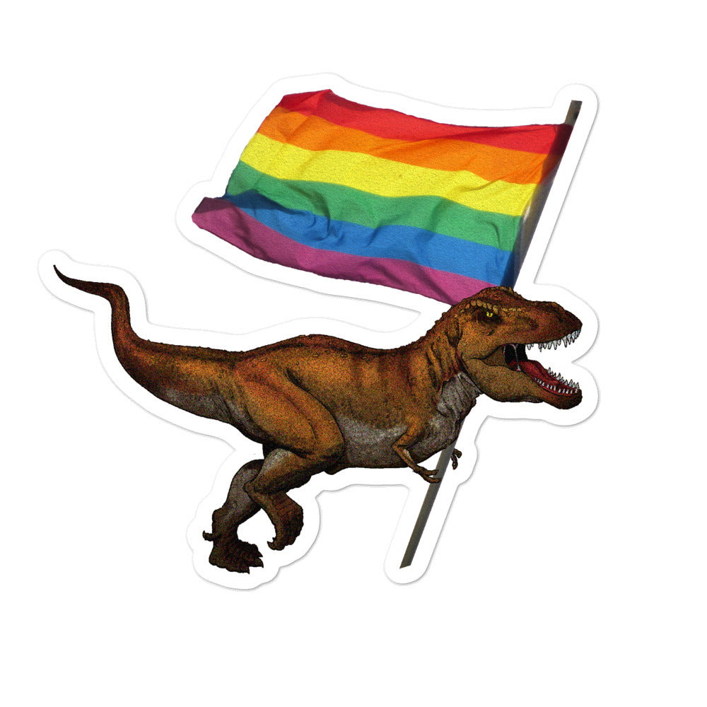 LGBT-Rex stickers by Proud Libertarian