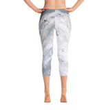 Angel Watching Over You Capri Leggings by DeannArt