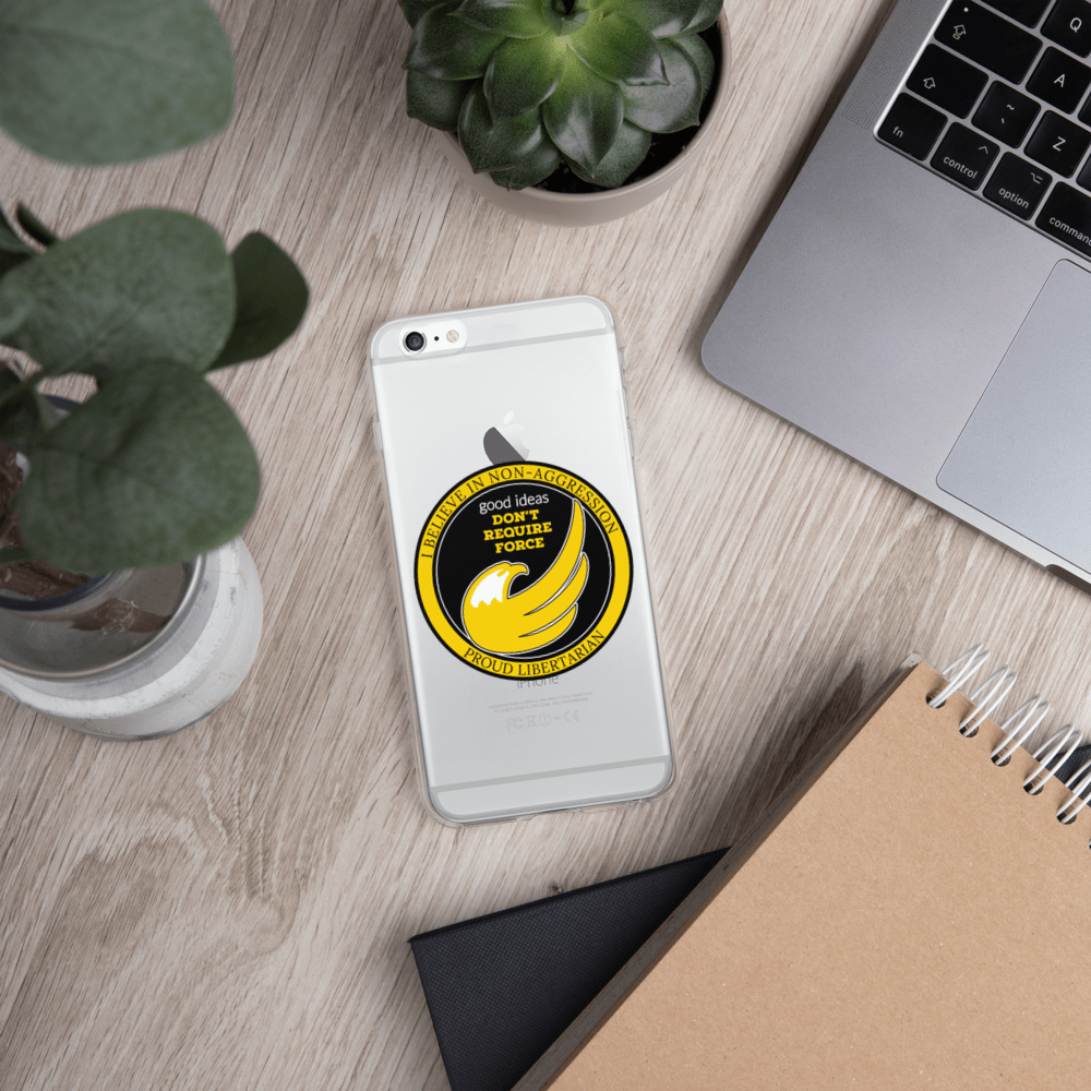 good ideas Don't require Force iPhone Case by Proud Libertarian