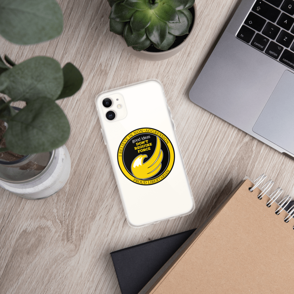 good ideas Don't require Force iPhone Case by Proud Libertarian