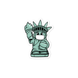 Masked Liberty Cartoon - Bubble-free stickers by Proud Libertarian