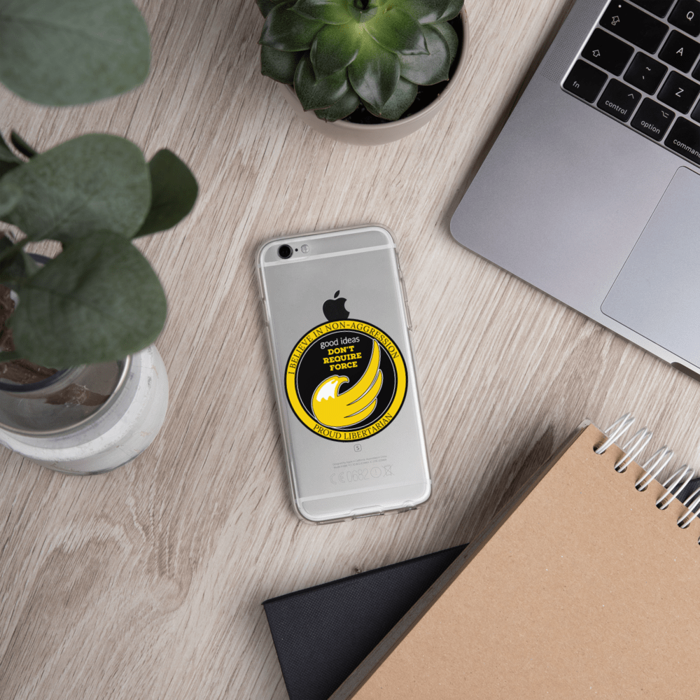 good ideas Don't require Force iPhone Case by Proud Libertarian