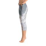 Angel Watching Over You Capri Leggings by DeannArt