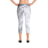 Angel Watching Over You Capri Leggings by DeannArt