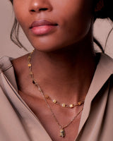 Lock & Key Layered Necklace by Sterling Forever