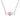 Mom Necklace with Pink Cubic Zirconia by Hollywood Sensation®