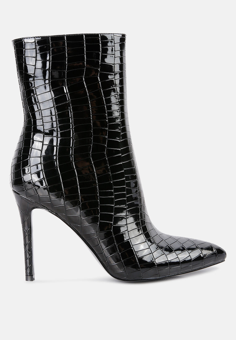 momoa high heel ankle boots by London Rag