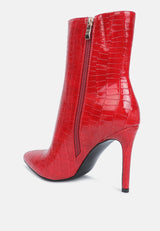 momoa high heel ankle boots by London Rag