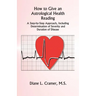 How to Give an Astrological Health Reading