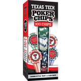 Texas Tech Red Raiders 100 Piece Poker Chips by MasterPieces Puzzle Company INC