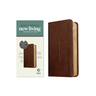 NLT Pocket Thinline Bible, Filament Enabled (Leatherlike, Brown Cross, Red Letter)