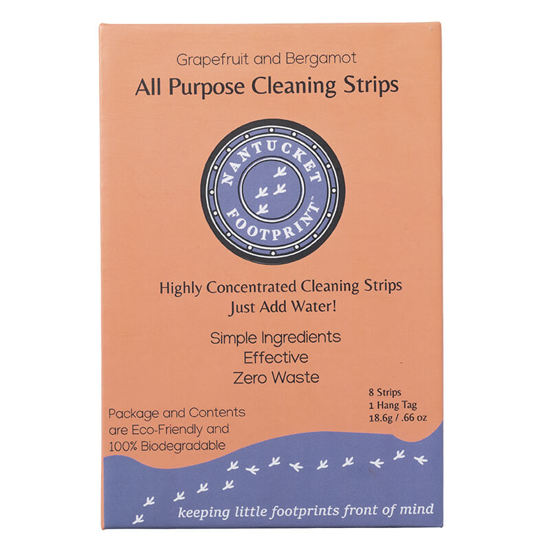 All Purpose Cleaning Strips - 8 Strips by Nantucket Spider & Nantucket Footprint