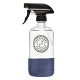 Reusable 16 oz Glass Spray Bottle (Empty) with Silicone Cushion Base by Nantucket Spider & Nantucket Footprint