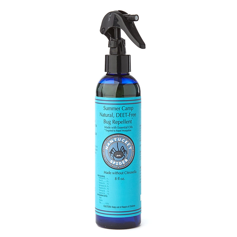 Summer Camp Bug Repellent Spray for Kids by Nantucket Spider & Nantucket Footprint