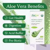 Pure Aloe Vera Juice Natural Flavor - USDA Certified Organic by AloeCure