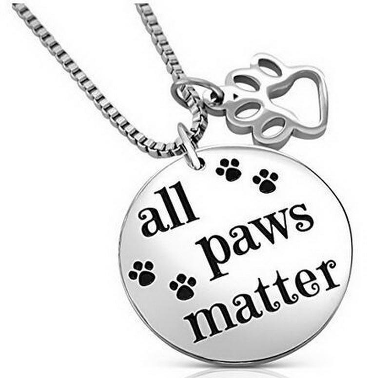 All Paws Matter Pendant Necklace by Furr Baby Gifts