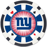 New York Giants 100 Piece Poker Chips by MasterPieces Puzzle Company INC