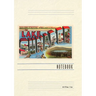 Vintage Lined Notebook Greetings from Lake Sunapee