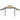 13.5 x 4 Feet Patio BBQ Grill Gazebo Canopy with Dual Side Awnings-Beige