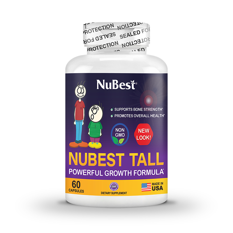 NuBest Tall, Powerful Growth for Kids & Teens (5+), Non-Milk Drinkers, 60 Capsules by NuBest Nutrition®