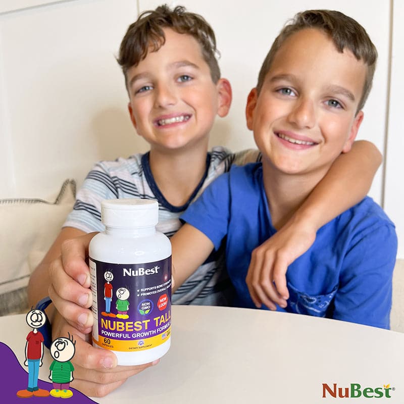 NuBest Tall, Powerful Growth for Kids & Teens (5+), Non-Milk Drinkers, 60 Capsules by NuBest Nutrition®