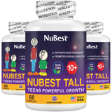 NuBest Tall 10+, Powerful Growth for Kids & Teens (10+), Milk Drinkers, 60 Capsules by NuBest Nutrition®