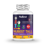 NuBest Tall 10+, Powerful Growth for Kids & Teens (10+), Milk Drinkers, 60 Capsules by NuBest Nutrition®