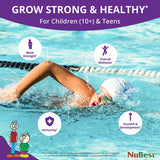 NuBest Tall 10+, Powerful Growth for Kids & Teens (10+), Milk Drinkers, 60 Capsules by NuBest Nutrition®