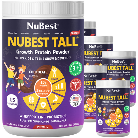 NuBest Tall Protein, Chocolate Shake, 15 servings by NuBest Nutrition®