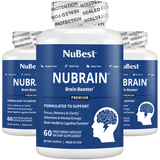 NuBest, NuBrain, Brain Booster, 60 Vegetarian Capsules by NuBest Nutrition®