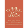 1L 2L Criminal Law Lesson: Includes high level MBE analysis