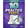 10 Utah RISE Grade 8 Math Practice Tests: The Ultimate Test Prep Collection with Answer Explanations