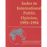 Index to International Public Opinion, 1993-1994