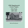 (Old) Rappahannock County, Virginia Order Book, 1689-1692