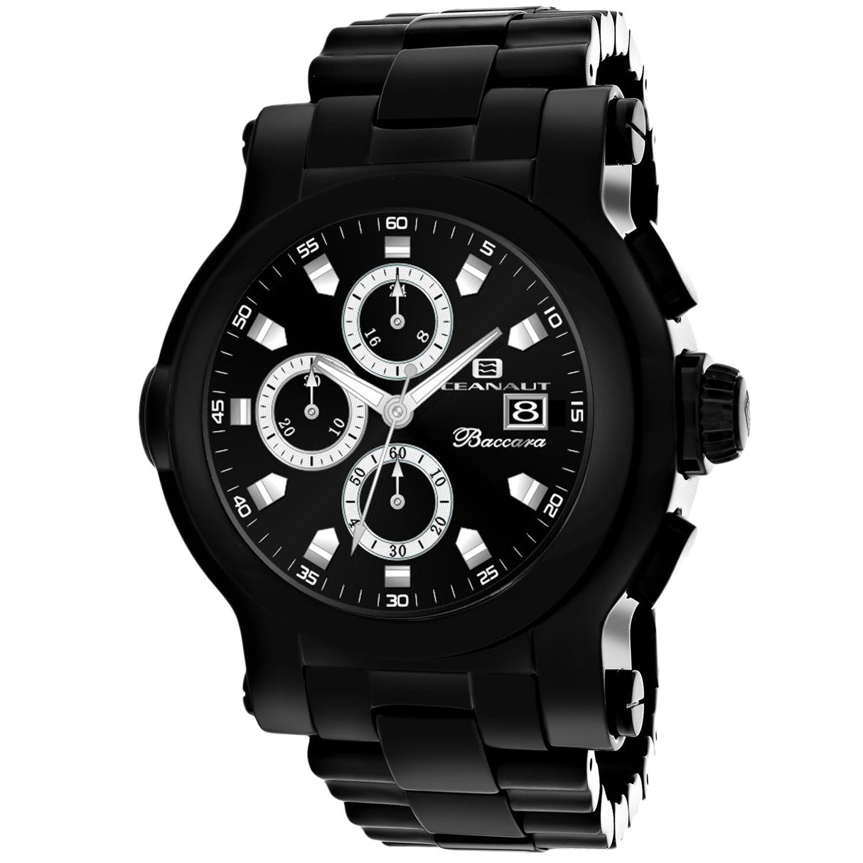 Oceanaut Men's Baccara XL Black Dial Watch - OC0828 by Balec Group