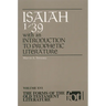 Isaiah 1-39: An Introduction to Prophetic Literature