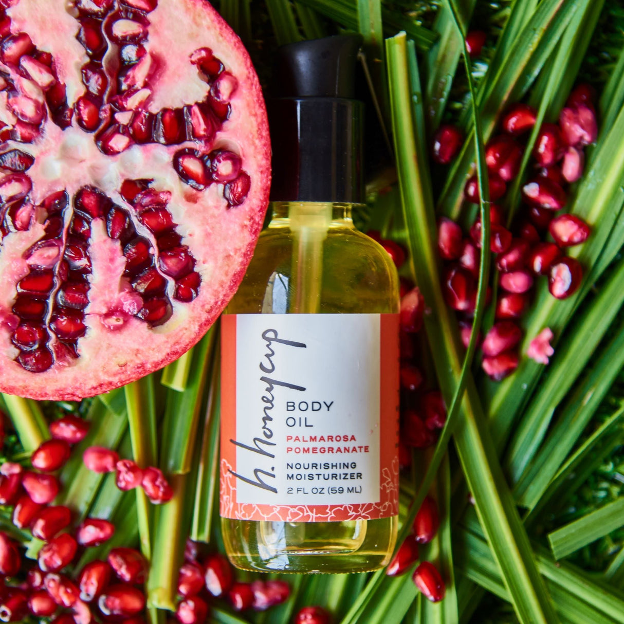 Body Oil Palmarosa Pomegranate by H. Honeycup