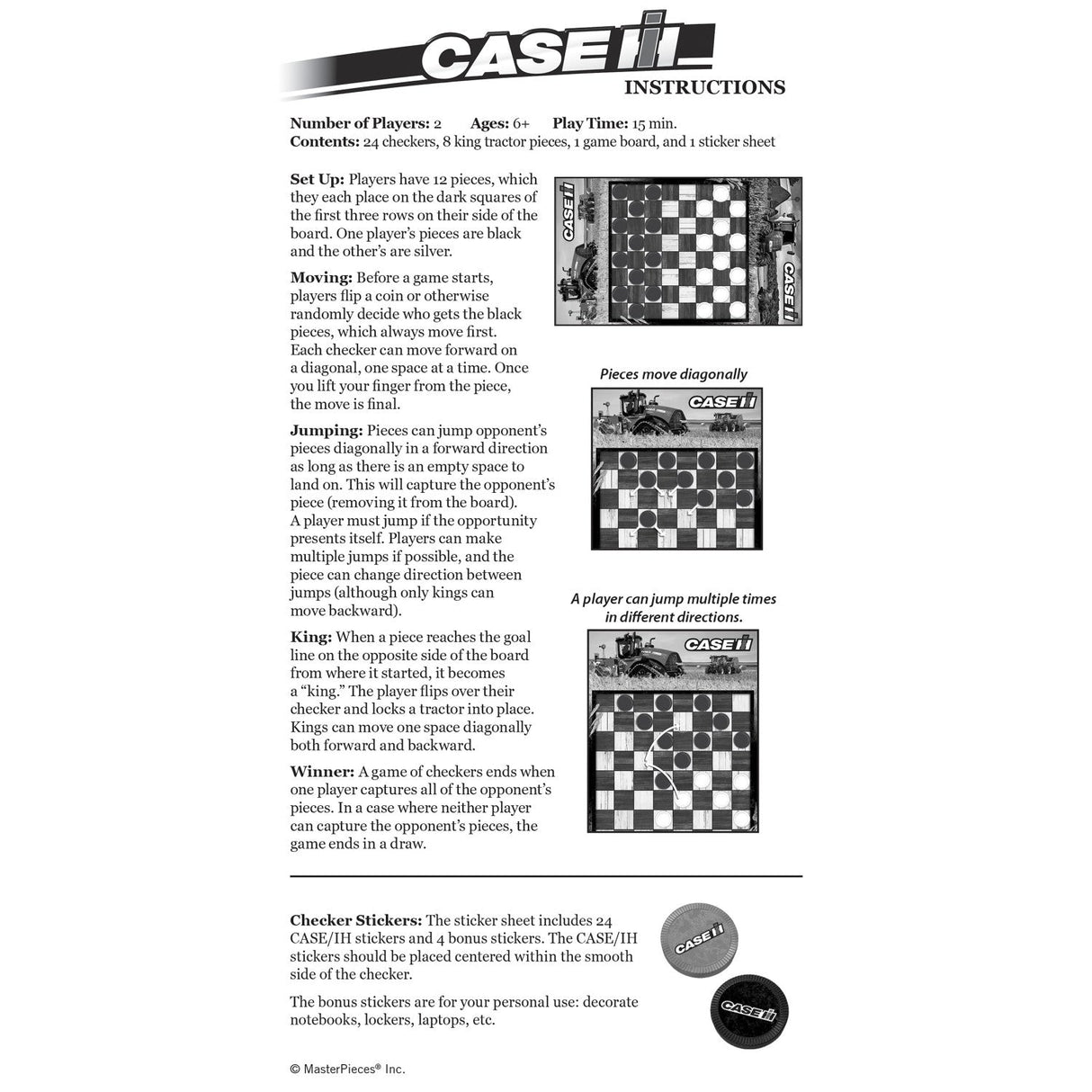 Case IH Checkers by MasterPieces Puzzle Company INC